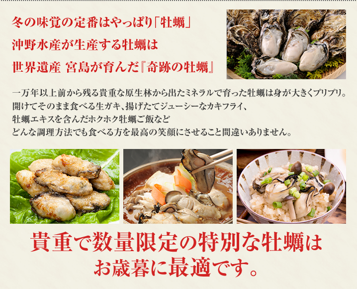 殻付きかき | 広島牡蠣 沖野水産
